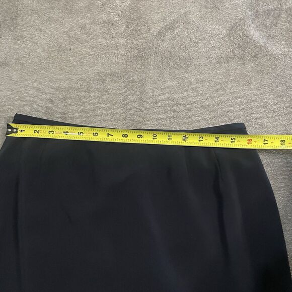 Kasper 3 Piece Suit Women’s Size 10 Black 3 Button Jacket Pants Skirt Lined NEW - Picture 11 of 15